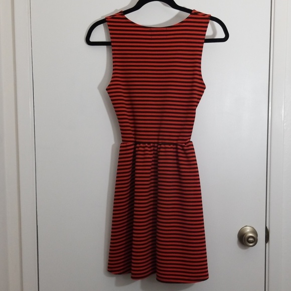 Red Striped Dress - Picture 4 of 4